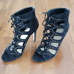 Ivanka Trump Black cage heels